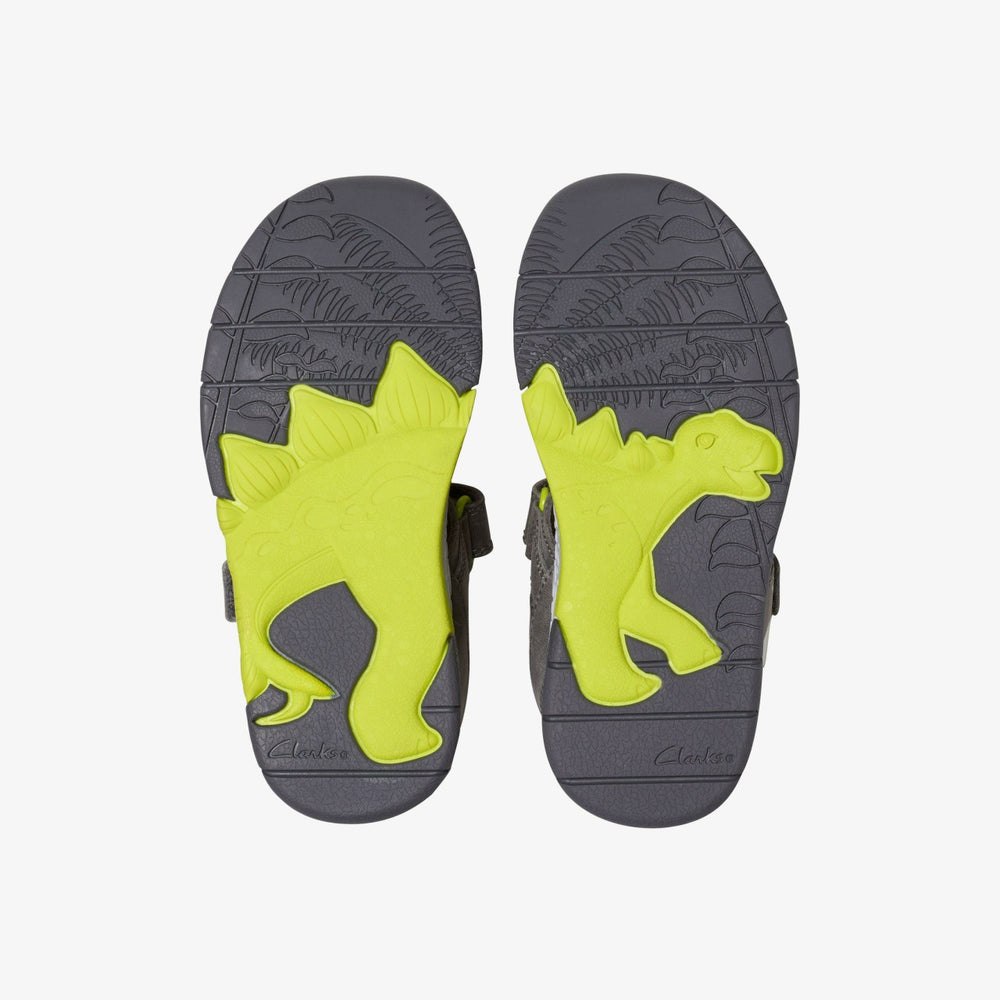 Spiney Tail Kid Grey | Clarks Discount