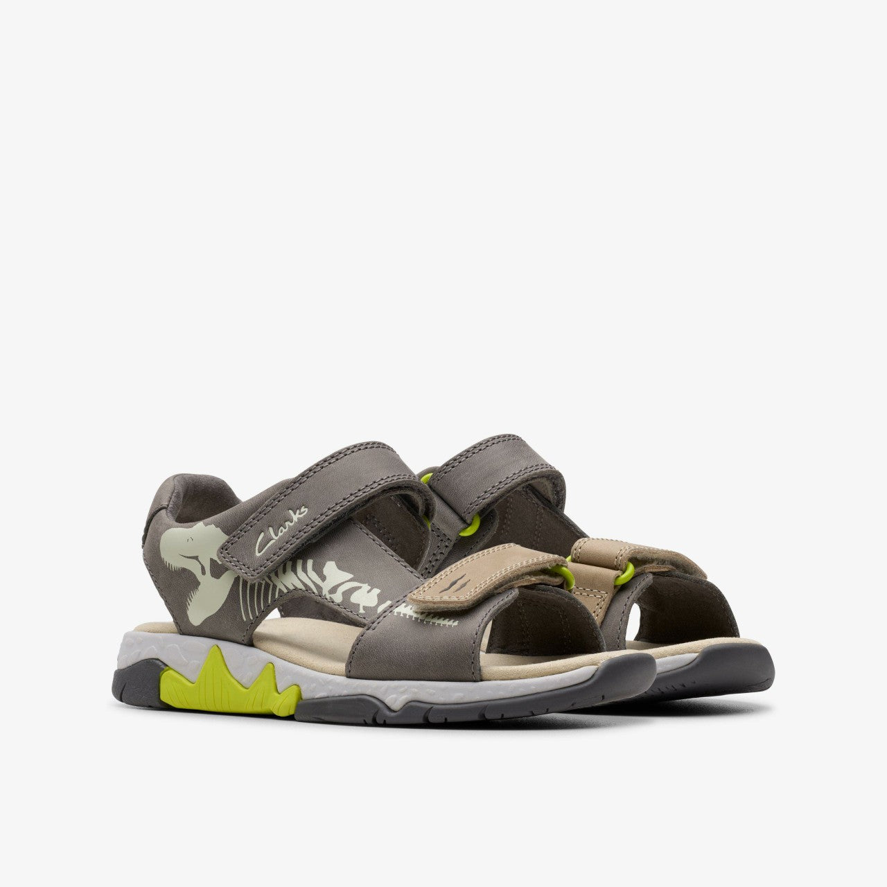 Spiney Tail Kid Grey | Clarks Discount