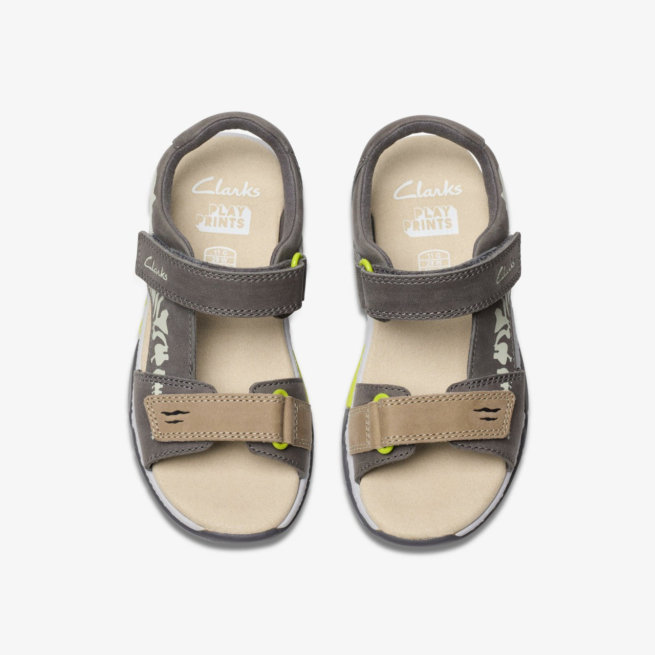 Spiney Tail Kid Grey | Clarks Discount