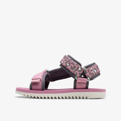 Peak Web Kid Pink/Print | Clarks Sale
