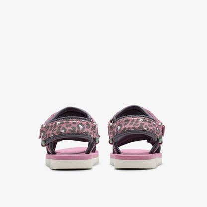 Peak Web Kid Pink/Print | Clarks Sale