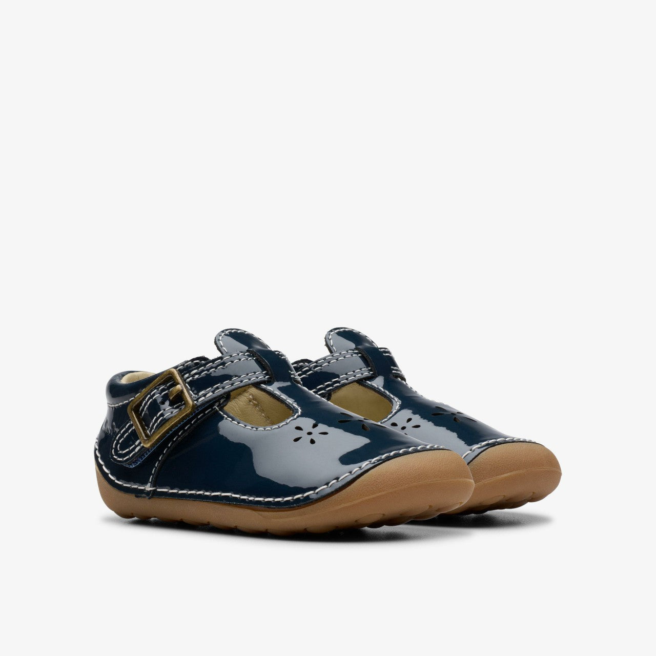 Tiny Skip Toddler Navy Patent | Clarks US