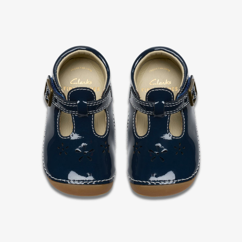 Tiny Skip Toddler Navy Patent | Clarks US
