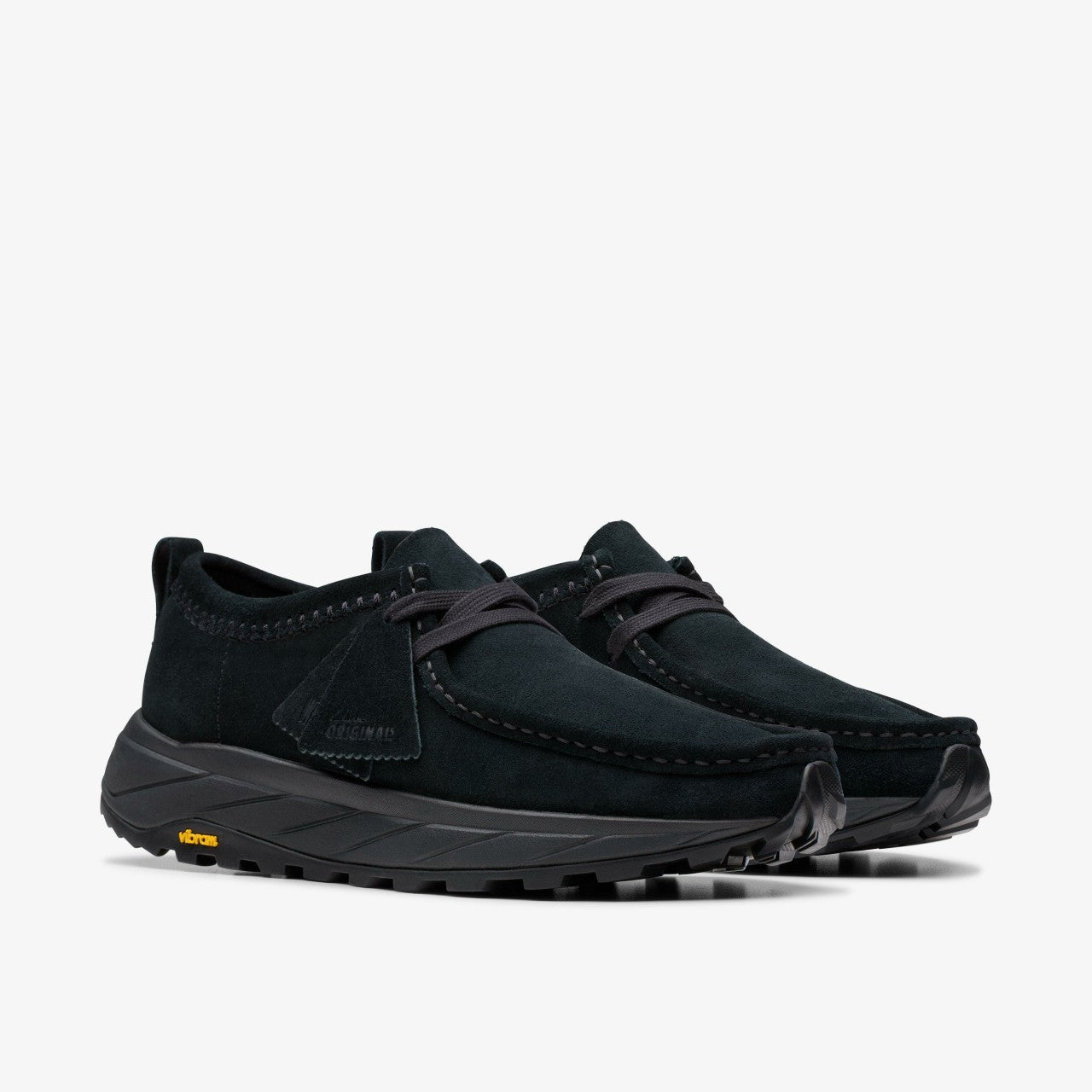 Walla Eden Lo Black/Black Suede | Clarks Discount