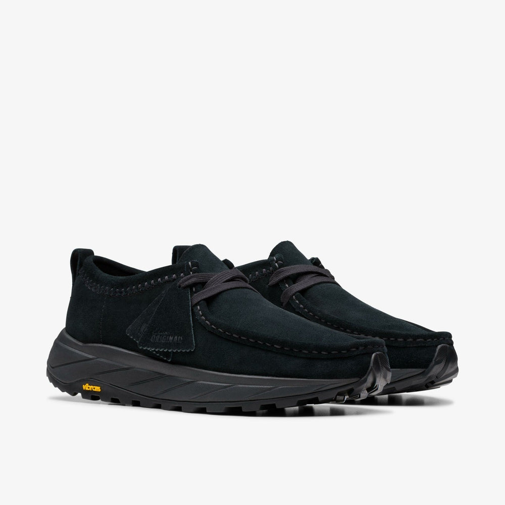 Walla Eden Lo Black/Black Suede | Clarks Discount