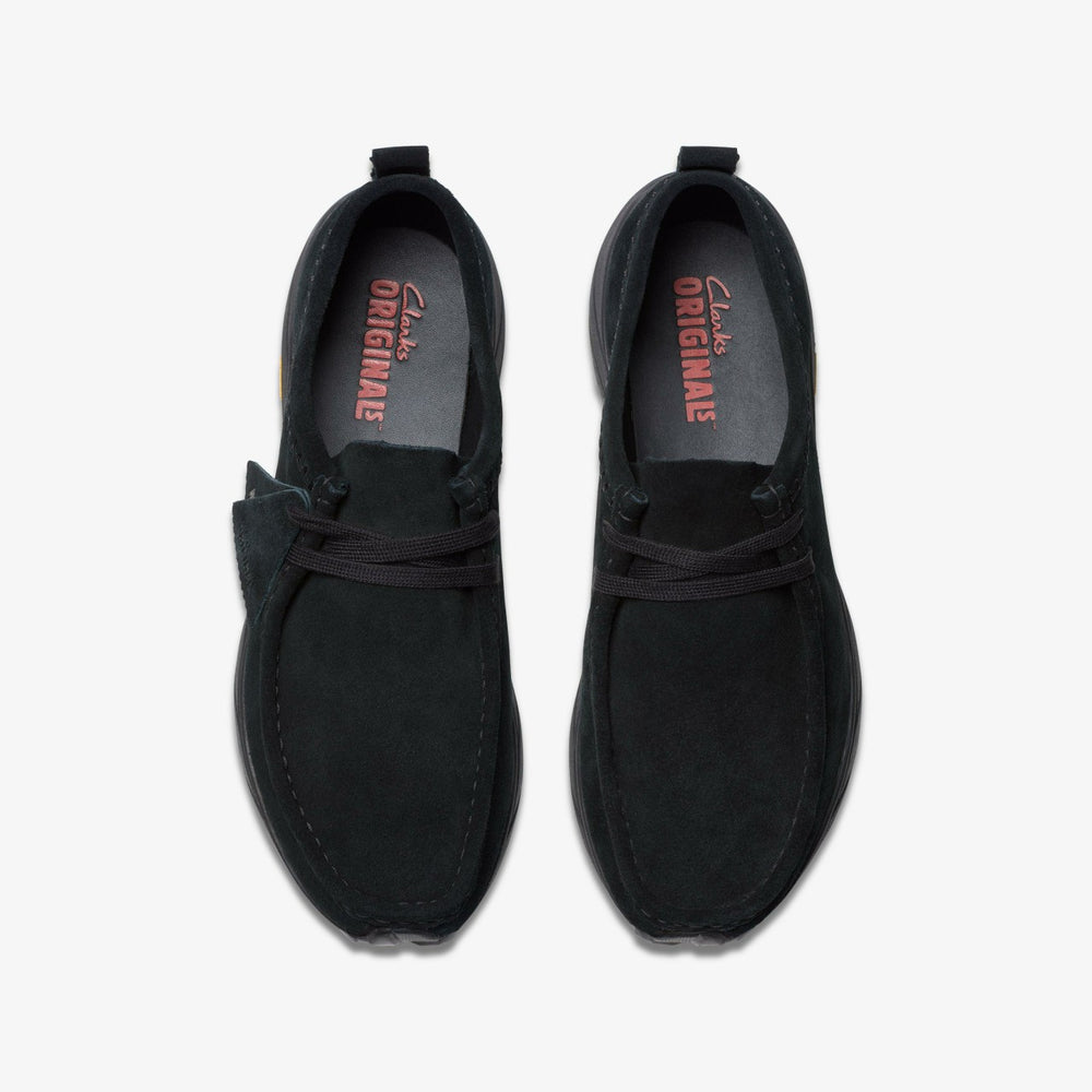 Walla Eden Lo Black/Black Suede | Clarks Discount