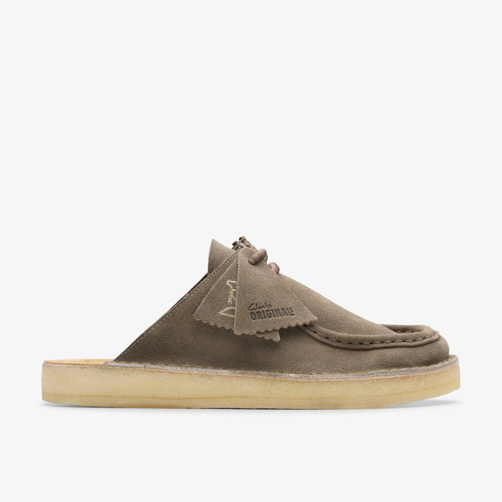 Desert Nomad Mule Grey/Sage | Clarks For Sale