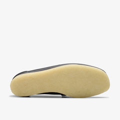 Wallabee Loafer HBIT Black/White Leather | Clarks For Sale