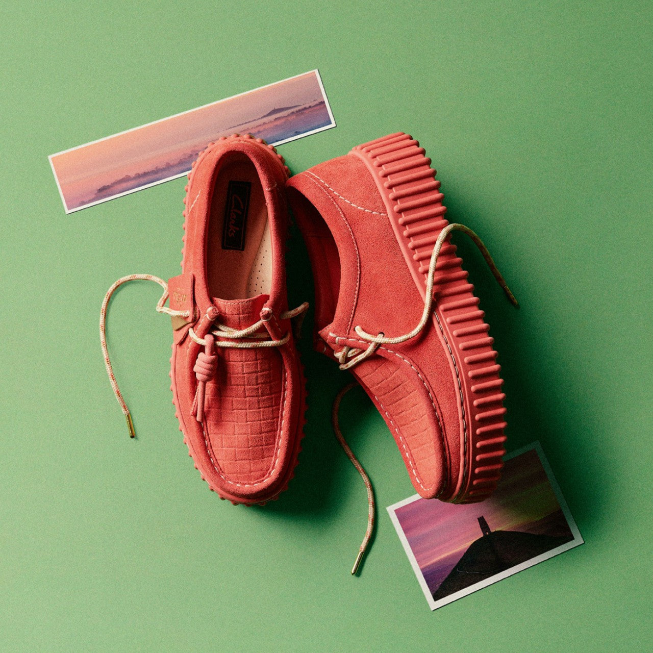 Torhill Bee Coral Suede | Clarks For Sale