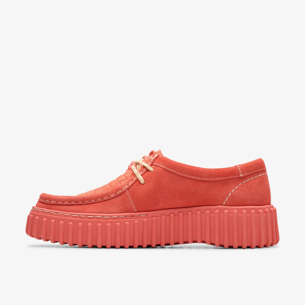 Torhill Bee Coral Suede | Clarks For Sale