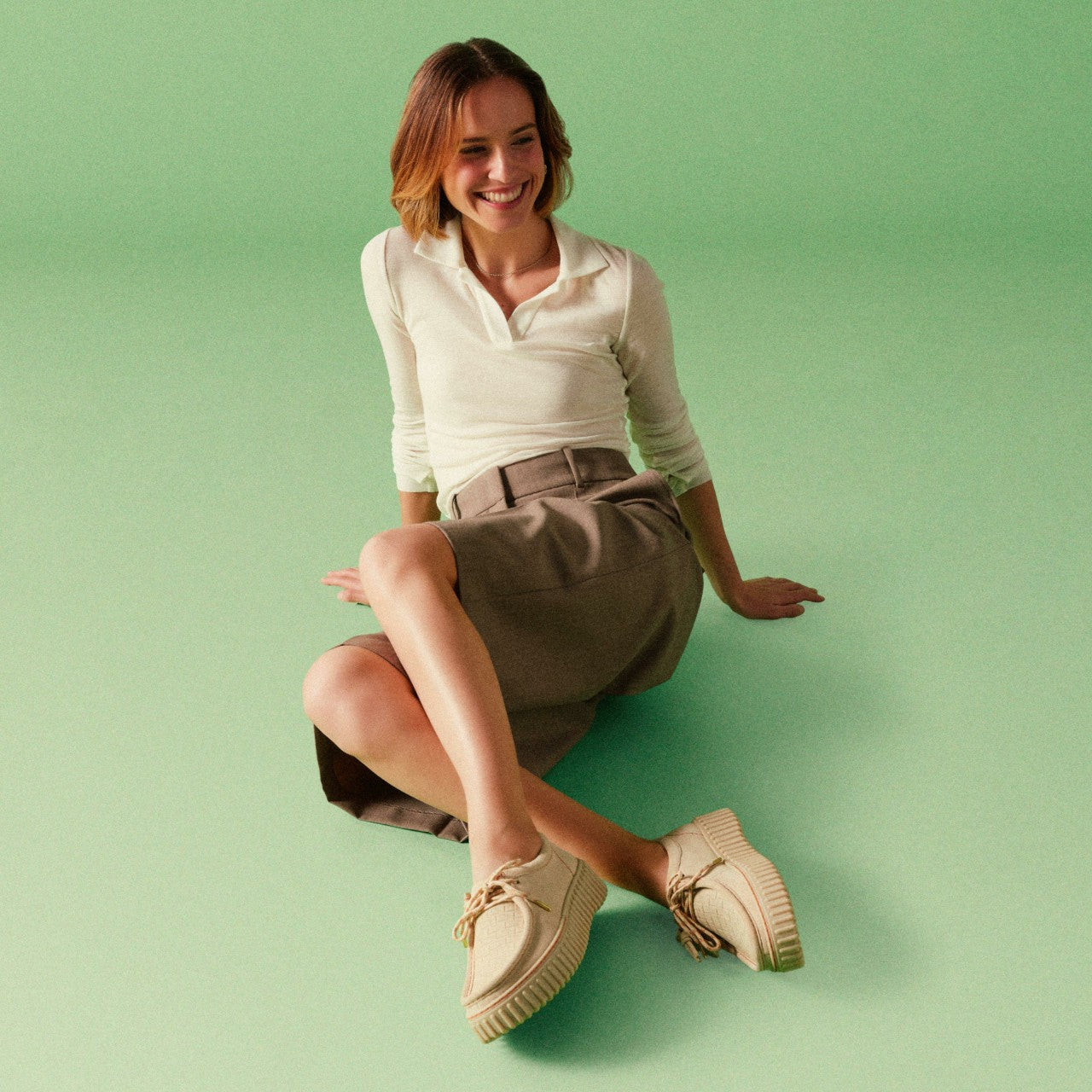 Torhill Bee Ecru Suede | Clarks Onsale