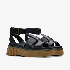Evamar Sun Black Leather | Clarks For Sale