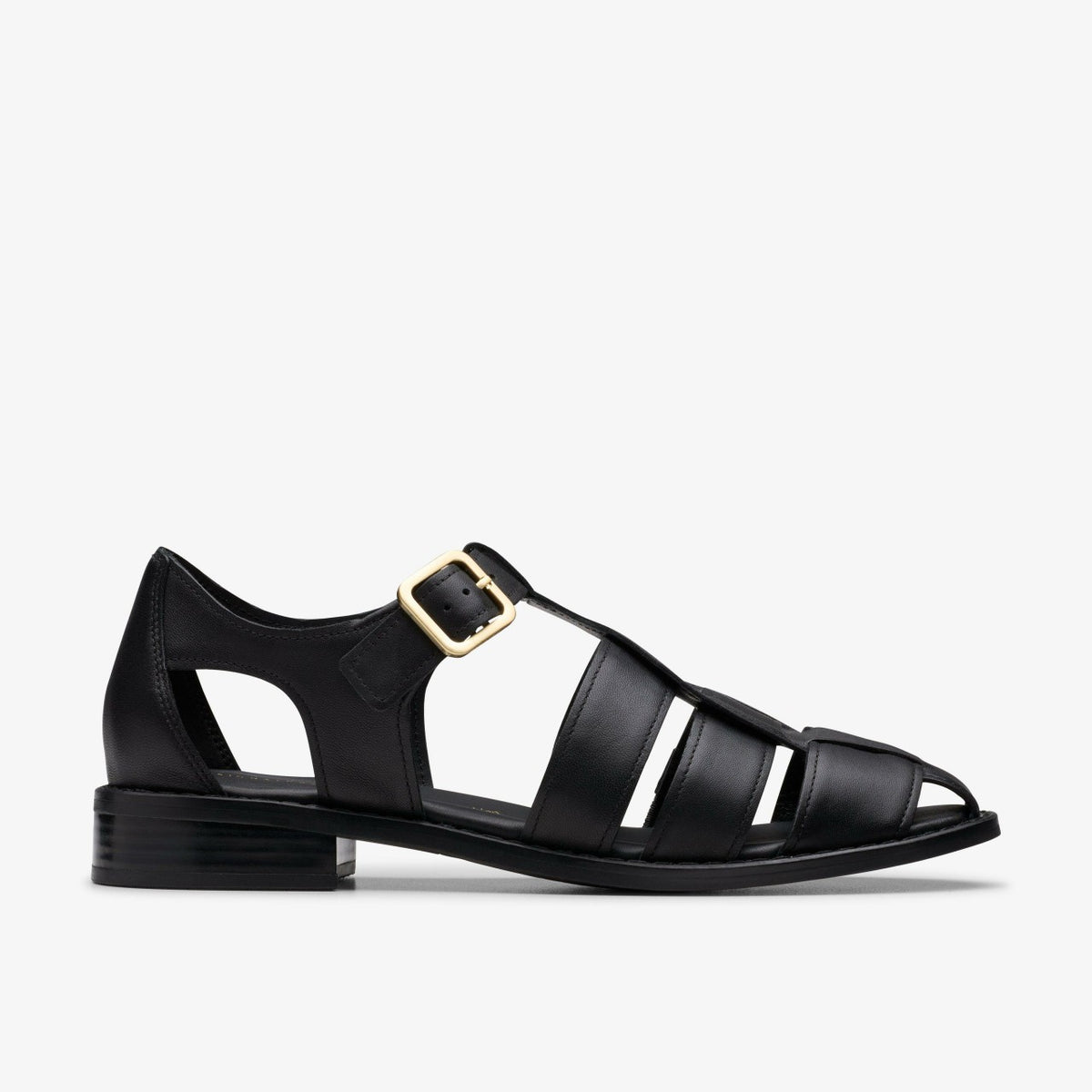 Hana Sun Black Leather | Clarks For Sale