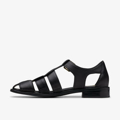 Hana Sun Black Leather | Clarks For Sale