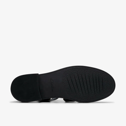 Hana Sun Black Leather | Clarks For Sale