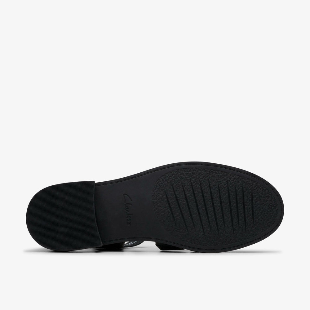 Hana Sun Black Leather | Clarks For Sale