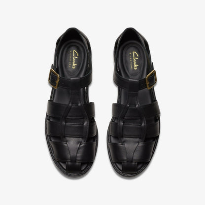 Hana Sun Black Leather | Clarks For Sale