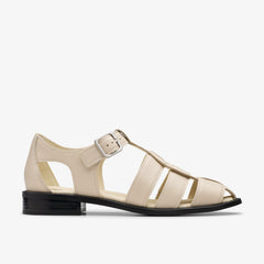 Hana Sun Off White Leather | Clarks US