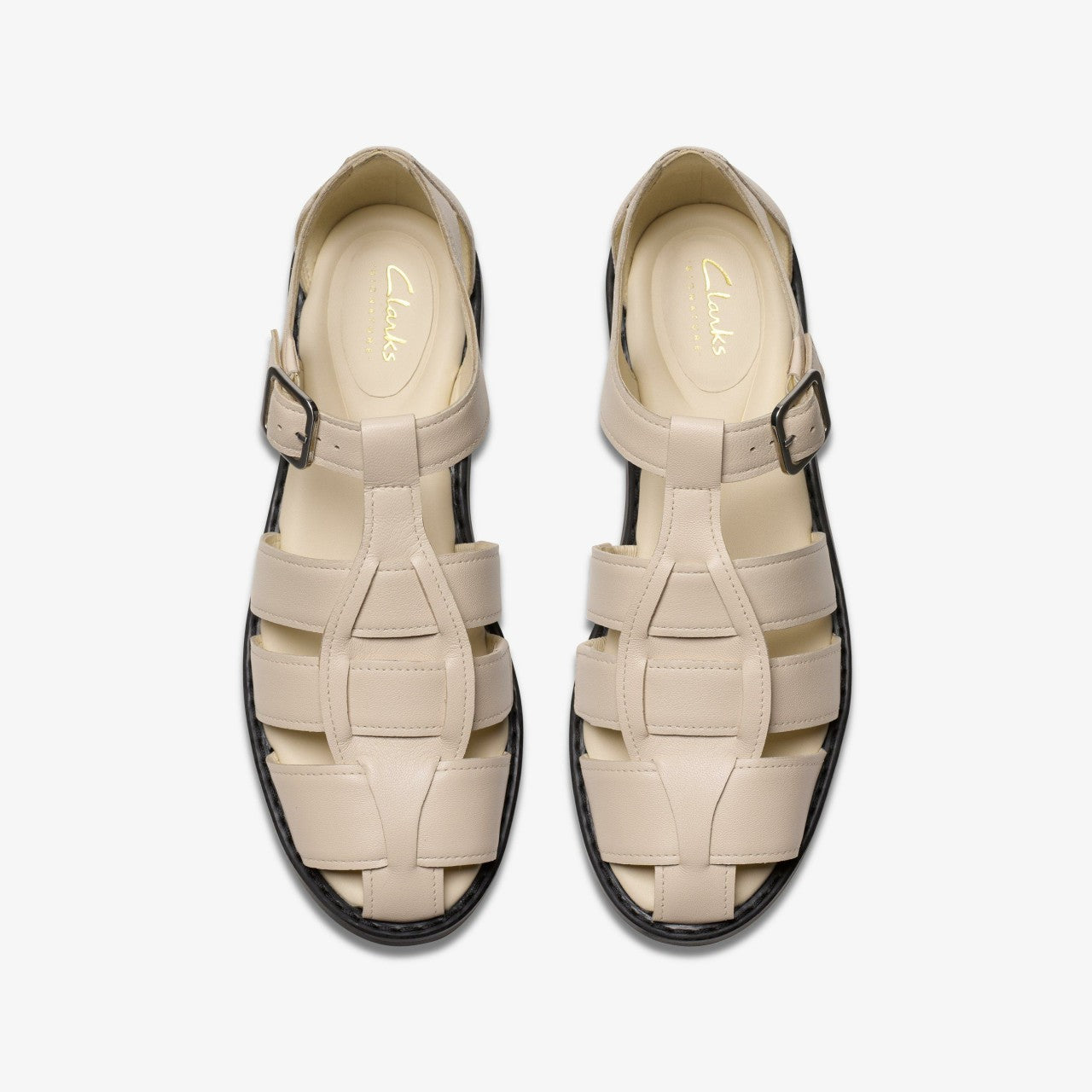 Hana Sun Off White Leather | Clarks US