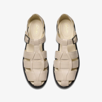 Hana Sun Off White Leather | Clarks US