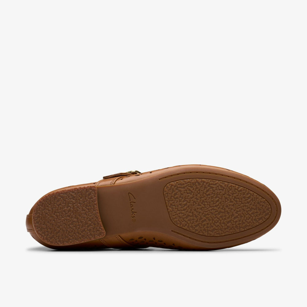 Fawna Jane Tan Leather | Clarks For Sale