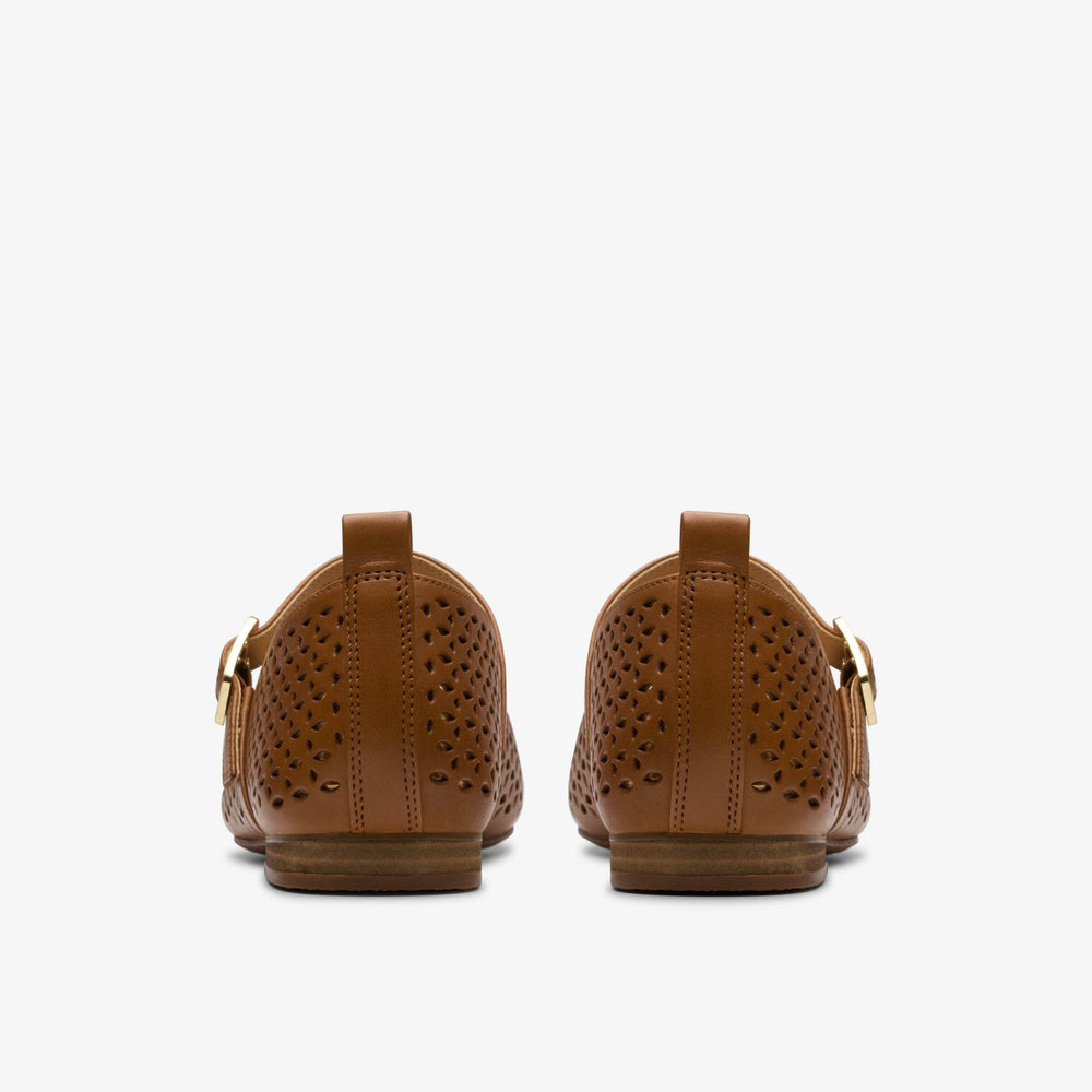 Fawna Jane Tan Leather | Clarks For Sale