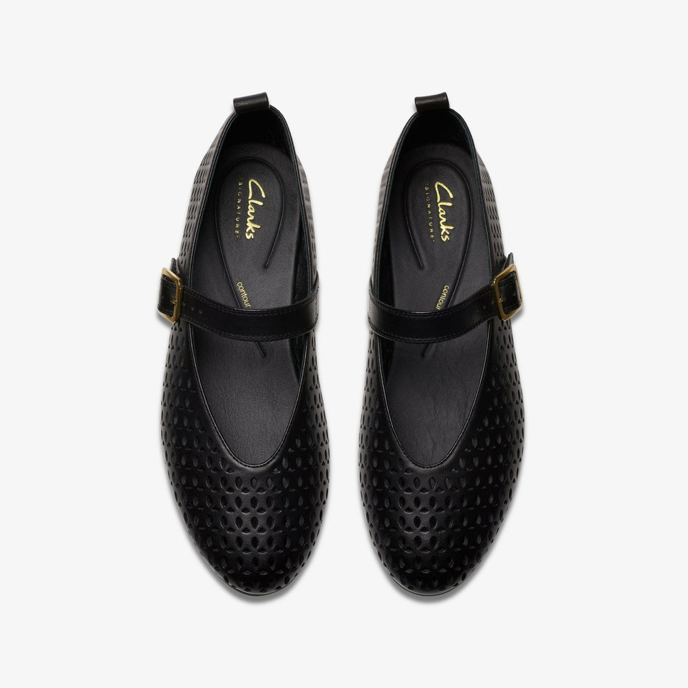Fawna Jane Black Leather | Clarks Onsale