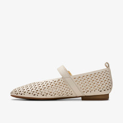 Fawna Jane Cream Leather | Clarks Sale