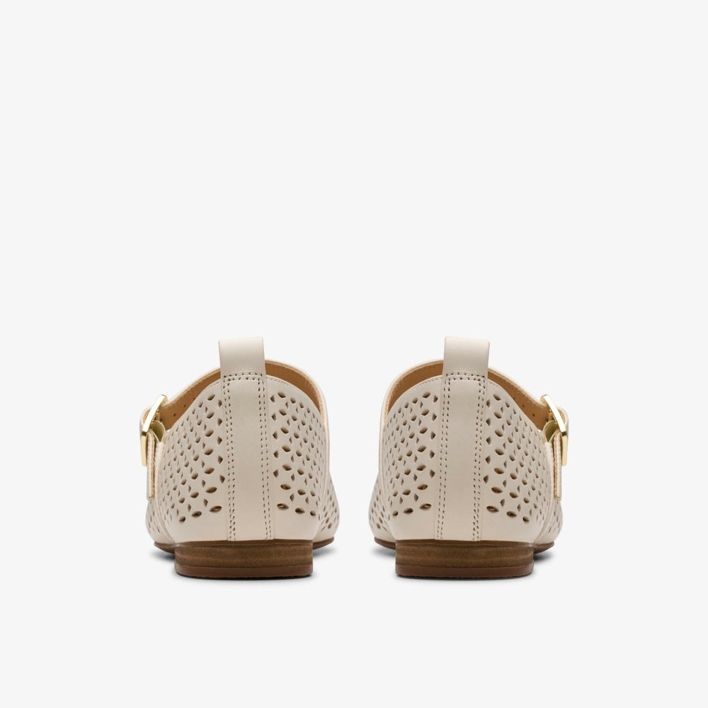 Fawna Jane Cream Leather | Clarks Sale