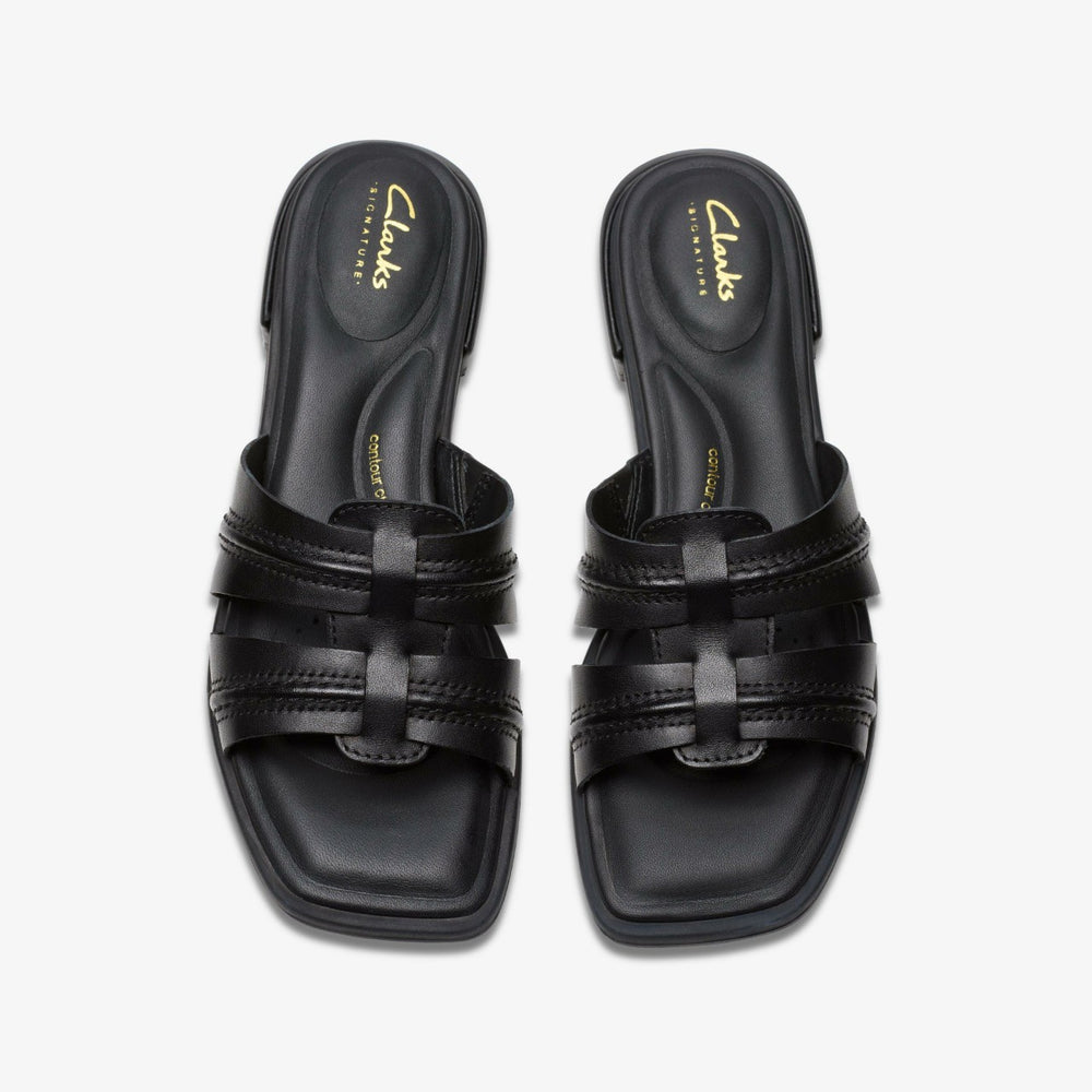 Ariany Mule Black Leather | Clarks Onsale