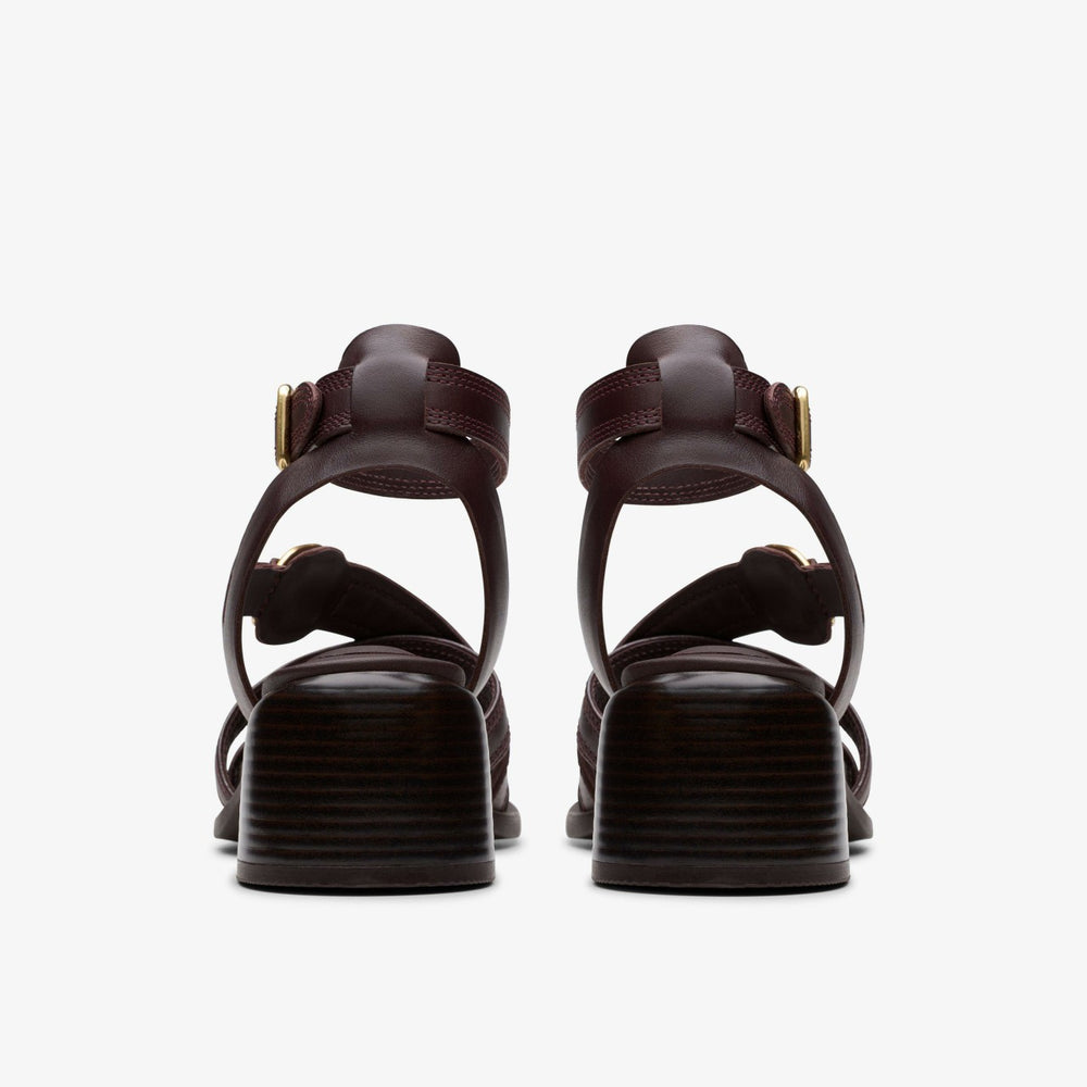 Morwyn Strap Wine Leather | Clarks Discount