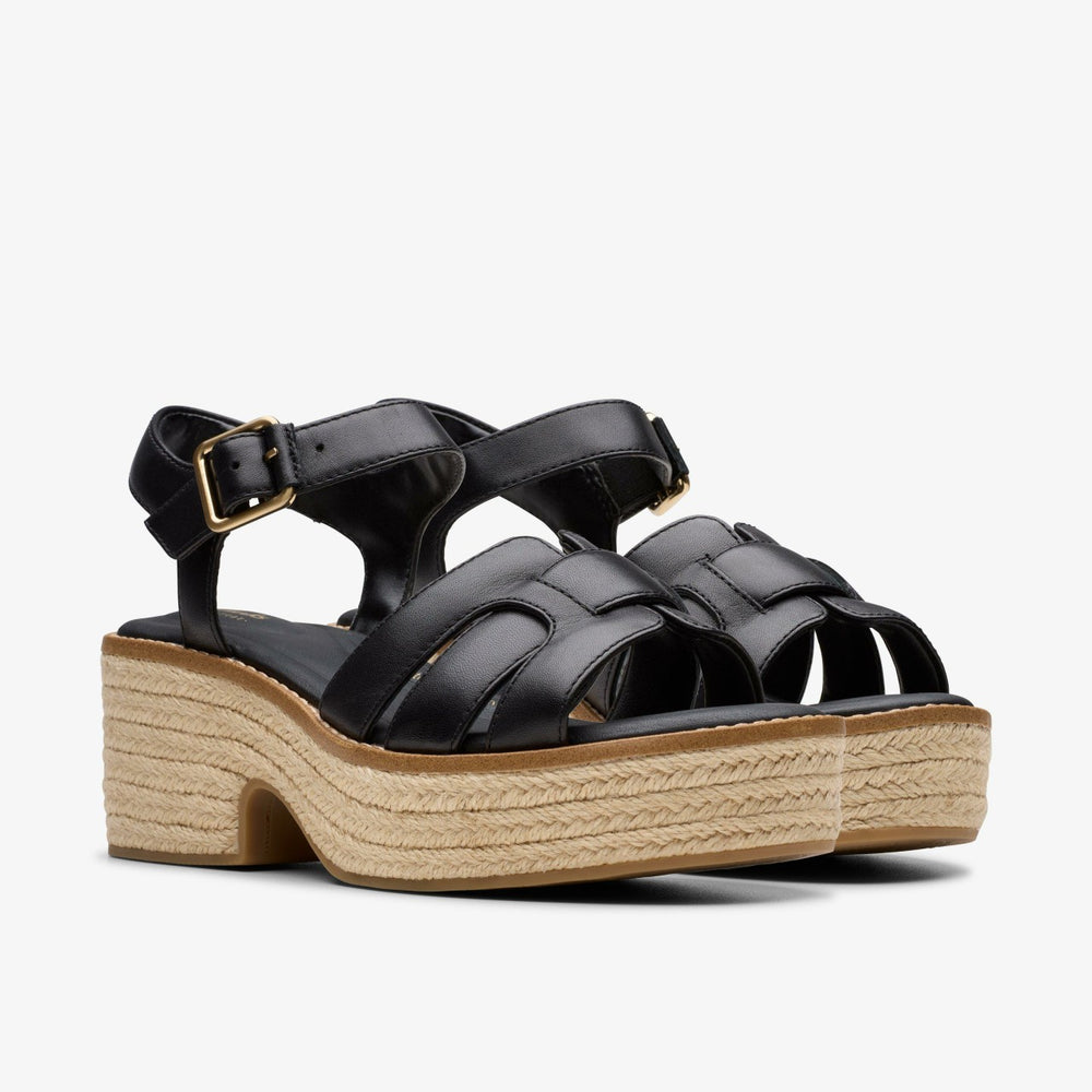 Coledale Strap Black Leather | Clarks US