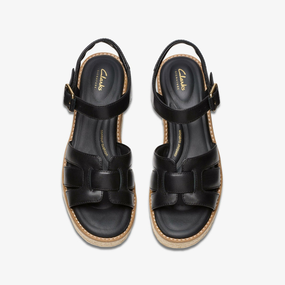 Coledale Strap Black Leather | Clarks US