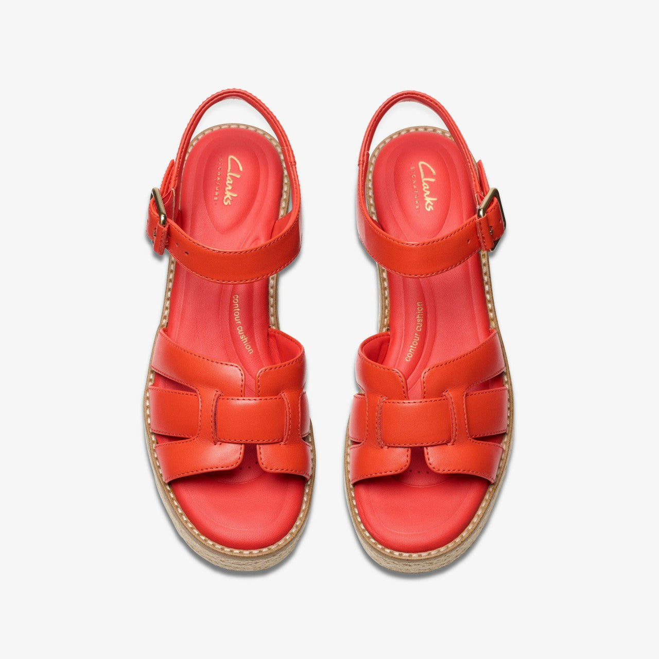 Coledale Strap Bright Red Leather | Clarks Sale