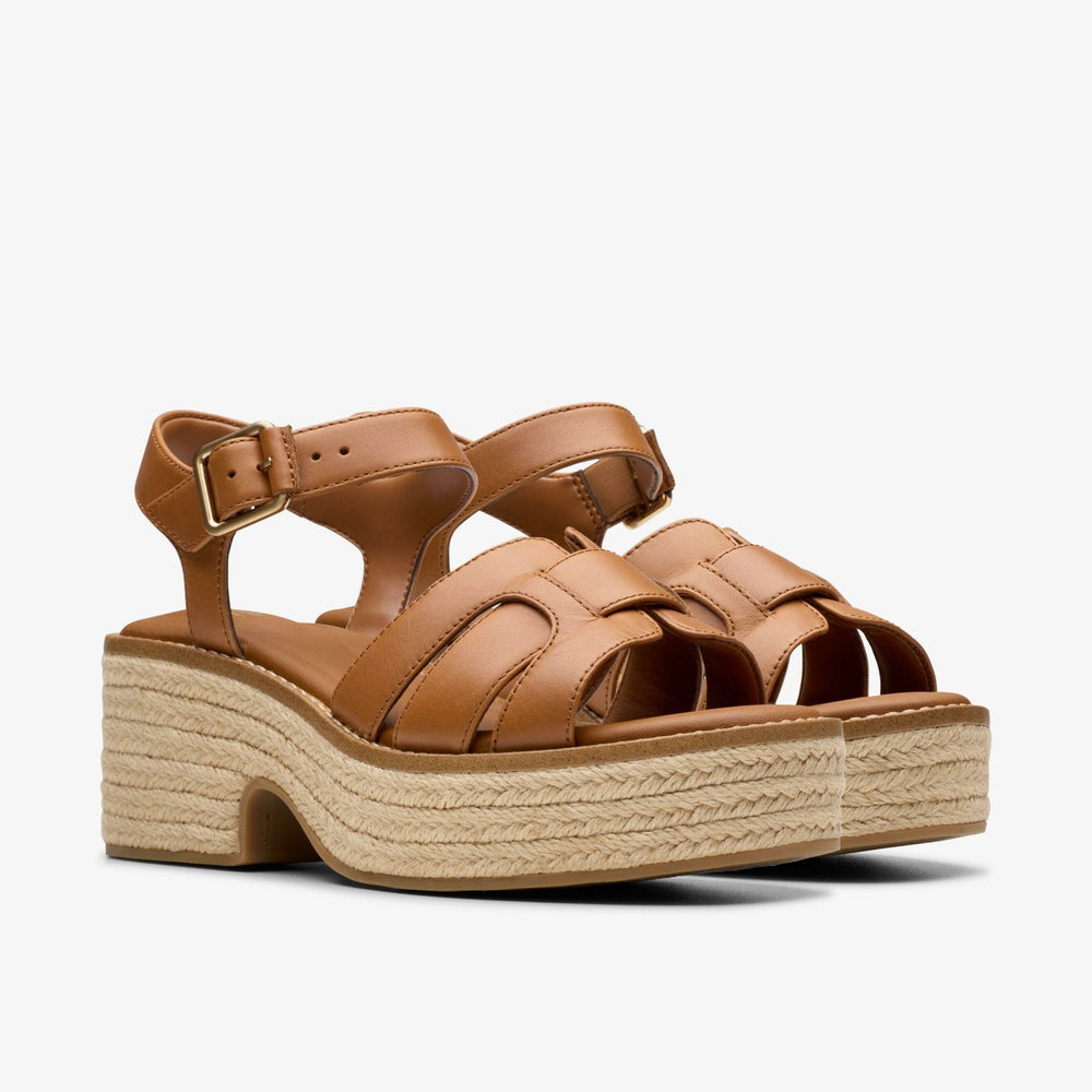 Coledale Strap Tan Leather | Clarks Discount