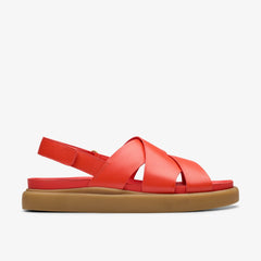 Aristella Sun Bright Red Leather | Clarks