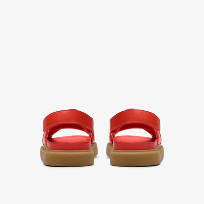 Aristella Sun Bright Red Leather | Clarks