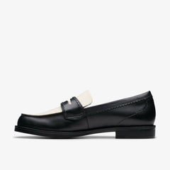 Straven Edge Black Combination Leather | Clarks US