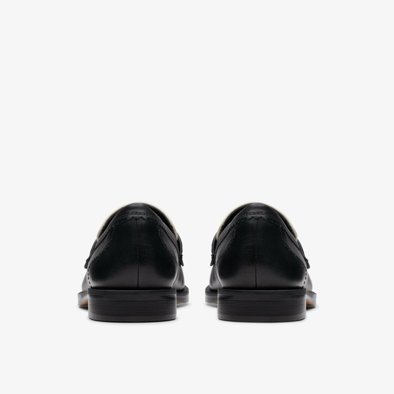 Straven Edge Black Combination Leather | Clarks US