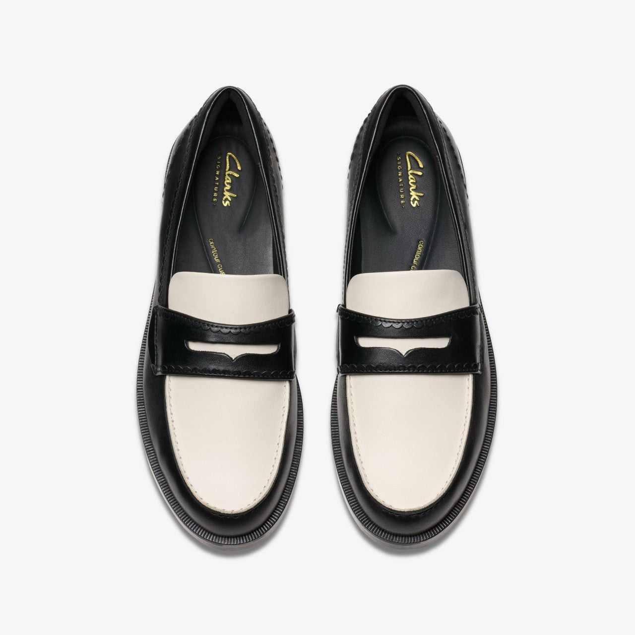 Straven Edge Black Combination Leather | Clarks US