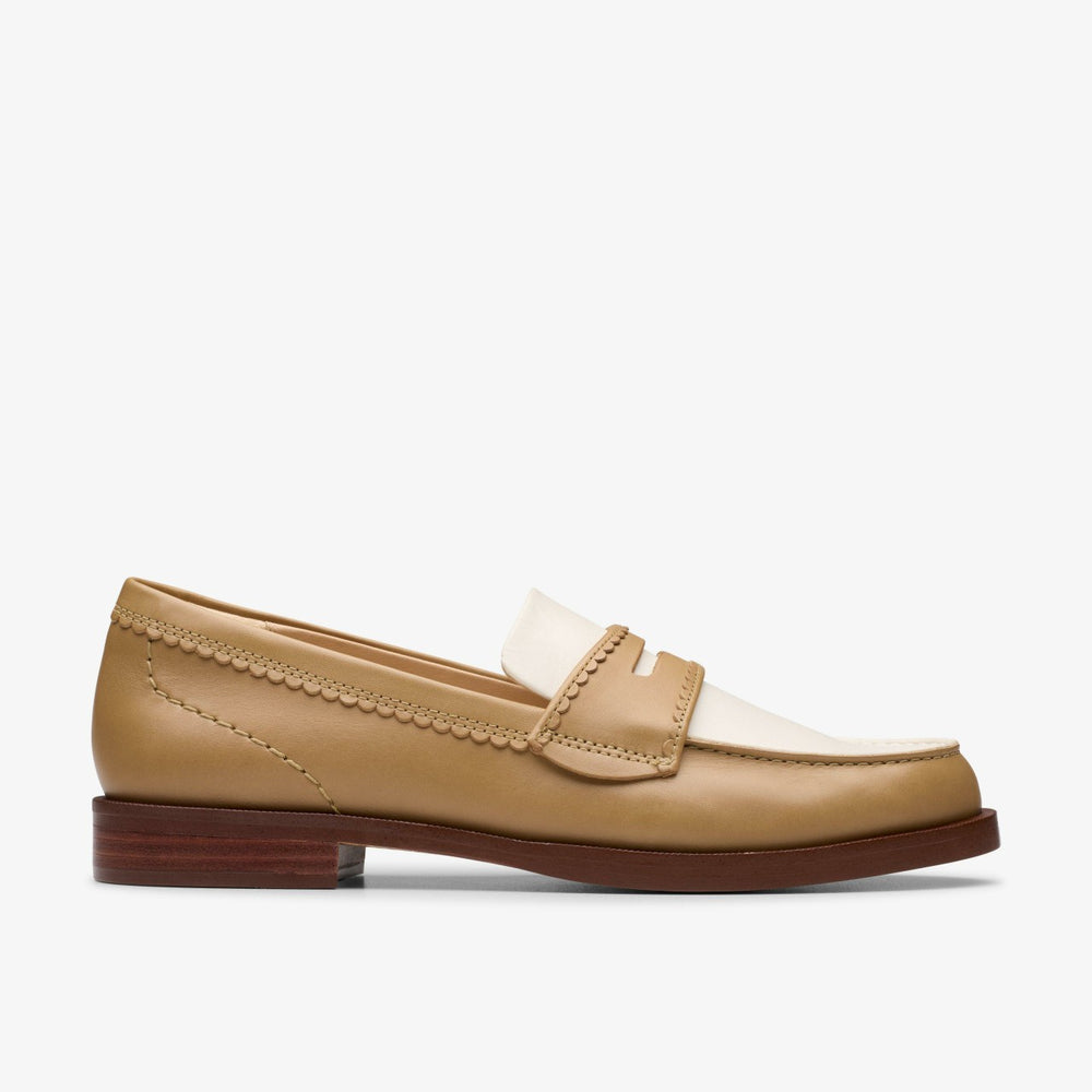 Straven Edge Light Tan Combination | Clarks For Sale