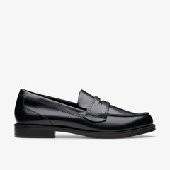 Straven Edge Black Leather | Clarks Onsale