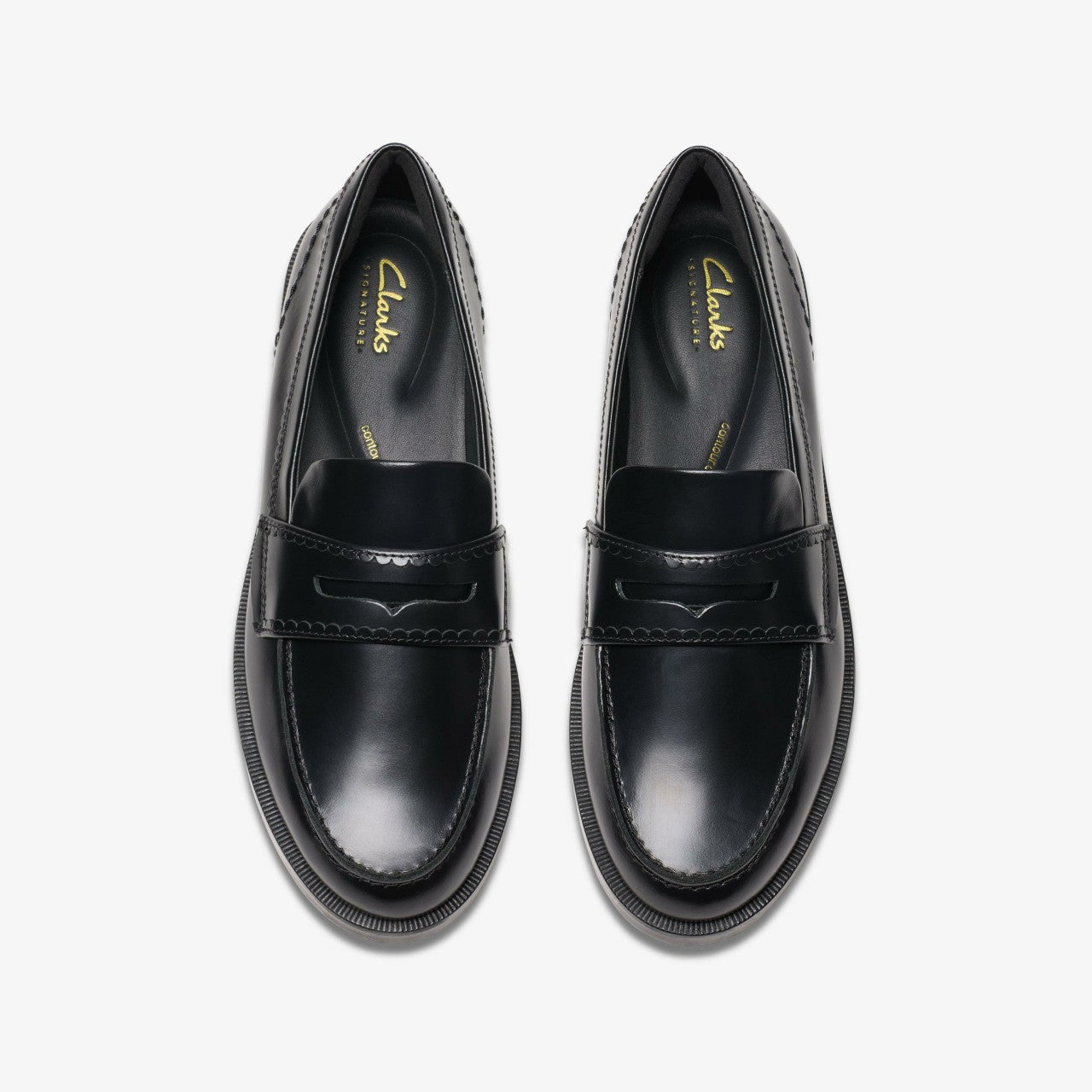 Straven Edge Black Leather | Clarks Onsale