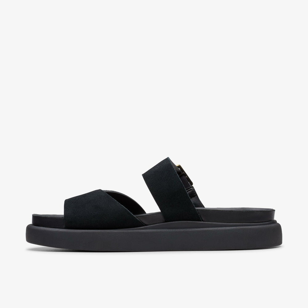 Aristella Mule Black Suede | Clarks US