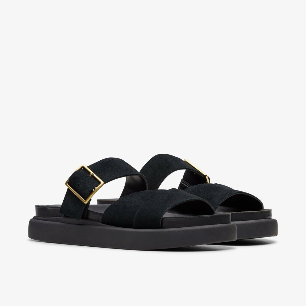 Aristella Mule Black Suede | Clarks US