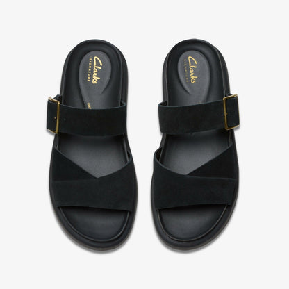 Aristella Mule Black Suede | Clarks US