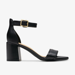 Ezoria Mae Black Leather | Clarks Onsale