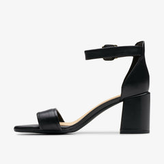 Ezoria Mae Black Leather | Clarks Onsale