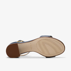 Ezoria Mae Navy Leather | Clarks