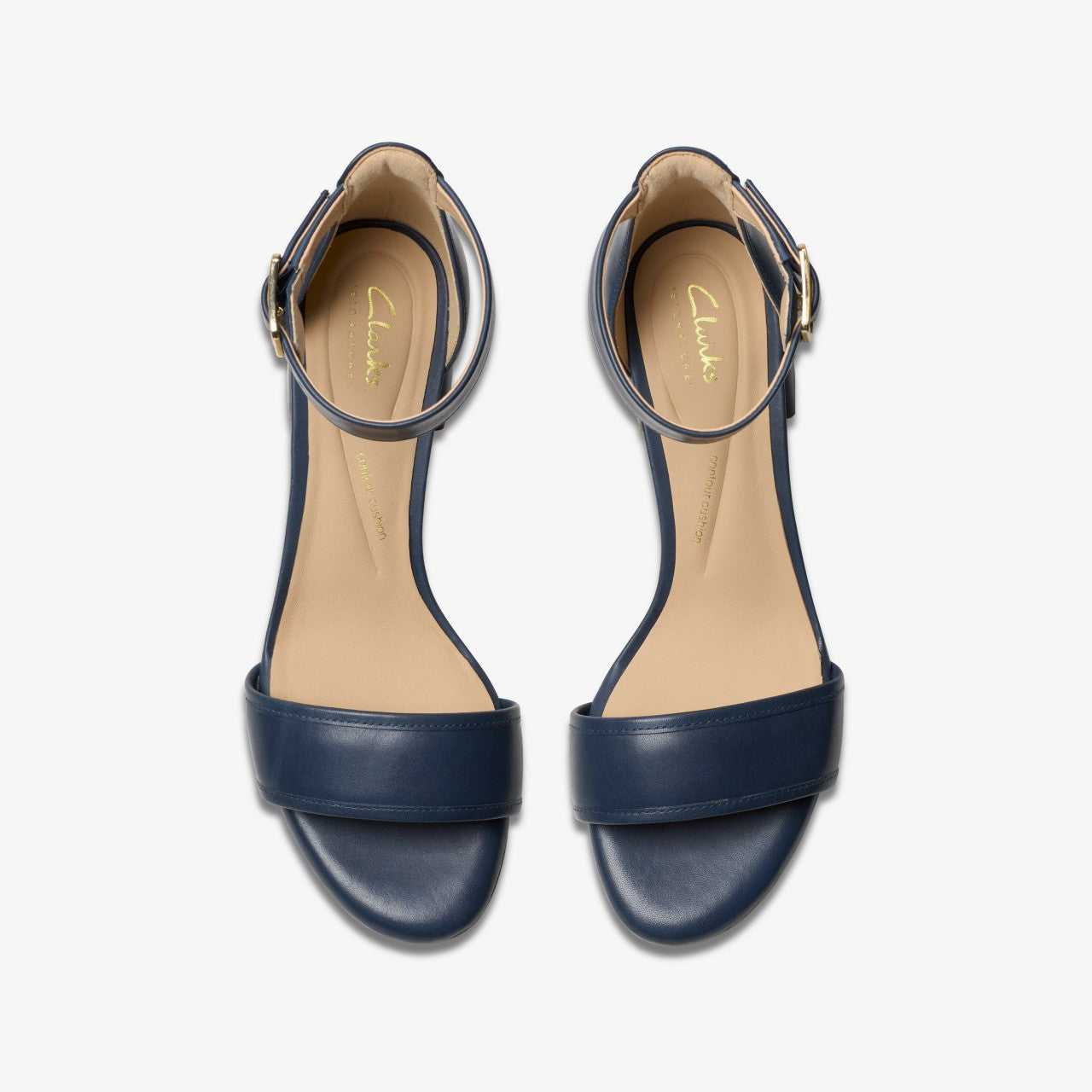 Ezoria Mae Navy Leather | Clarks